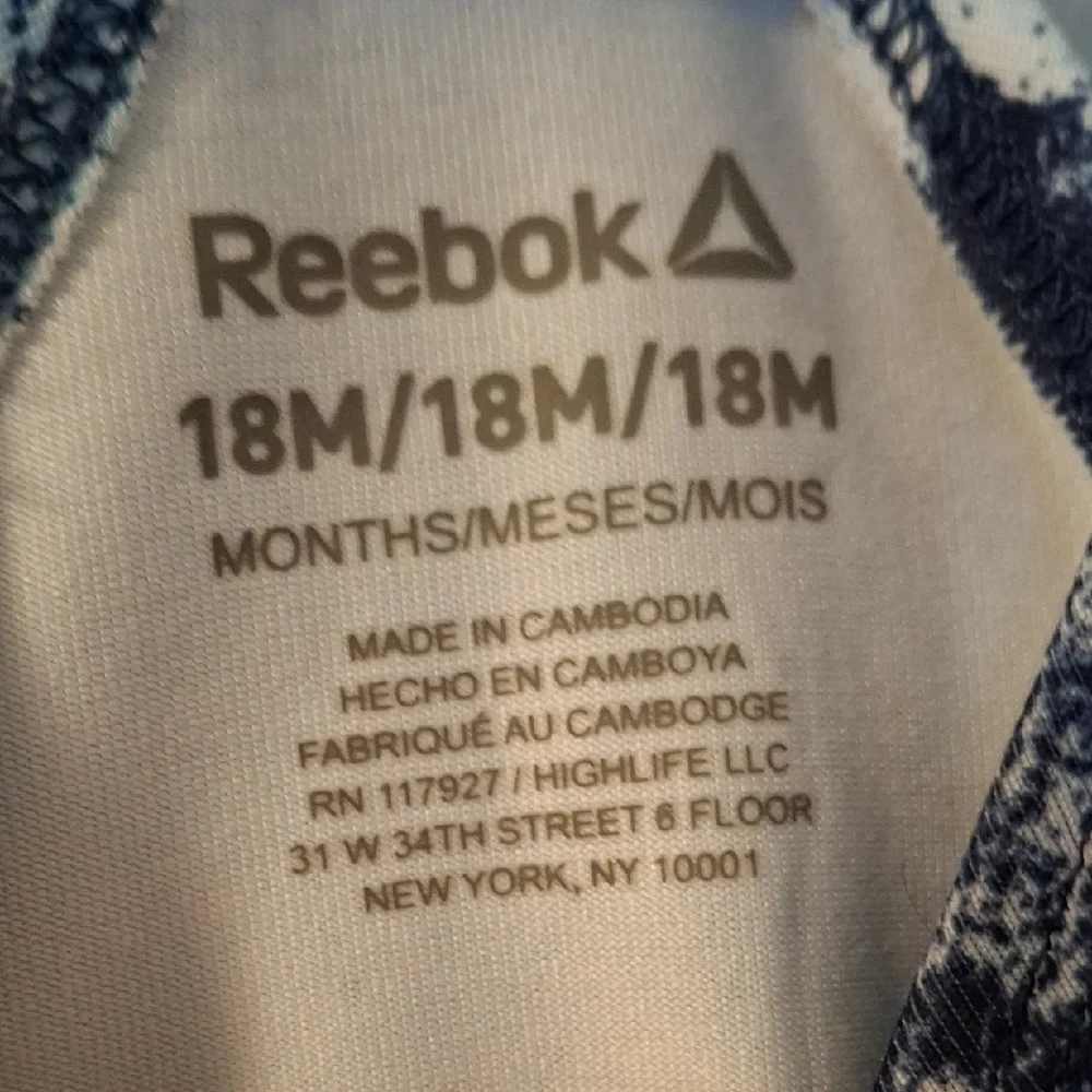 Reebok colorful girls